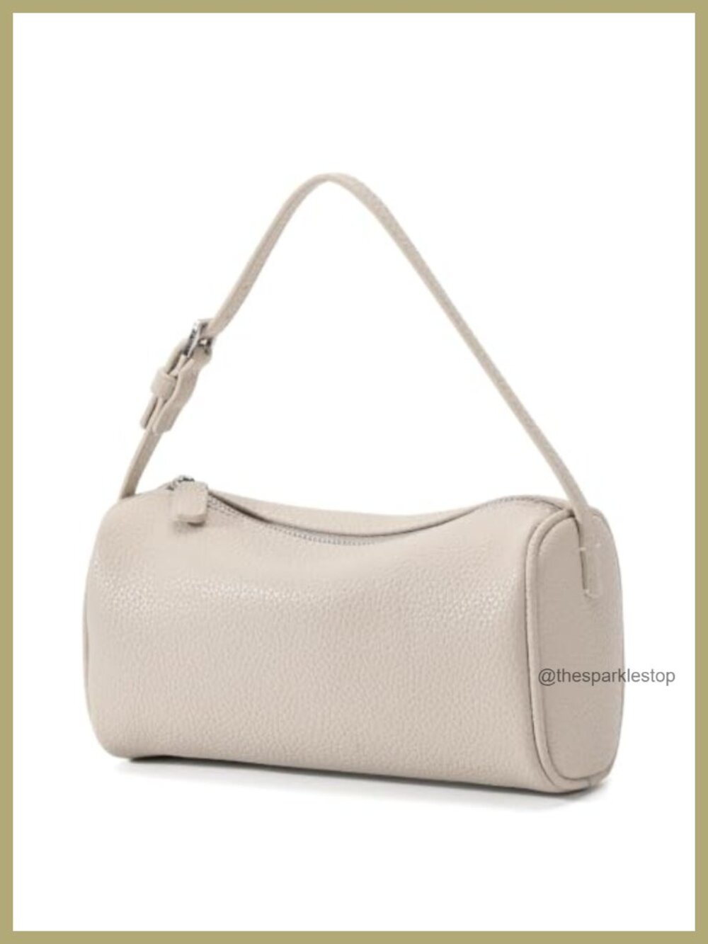 Women's PU Leather Hobo Crossbody Bag Small Barrel Purse